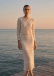 Cami NYC- Venezia Crochet Midi Skirt - Edit by Elaine Turner