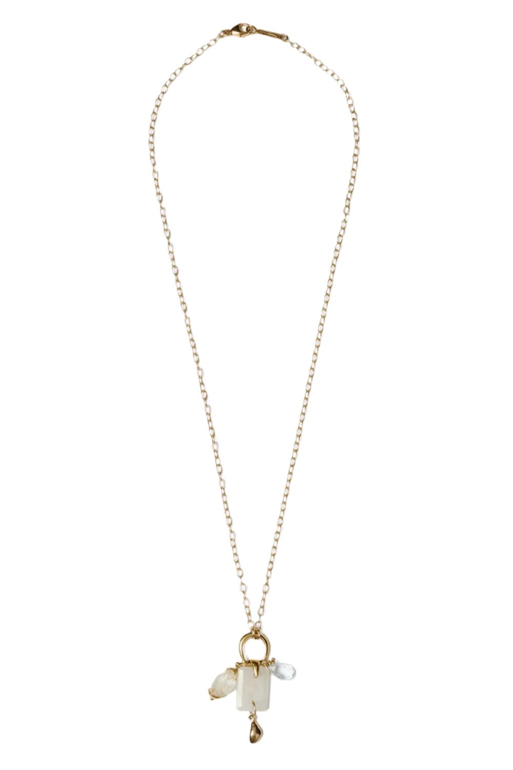 CHAN LUU- Alessia Necklace Moonstone Mix - Edit by Elaine Turner