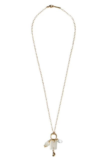 CHAN LUU- Alessia Necklace Moonstone Mix - Edit by Elaine Turner