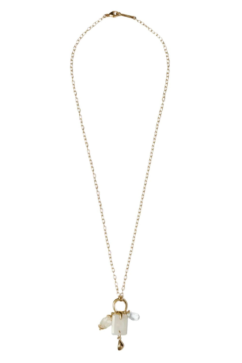 CHAN LUU- Alessia Necklace Moonstone Mix - Edit by Elaine Turner