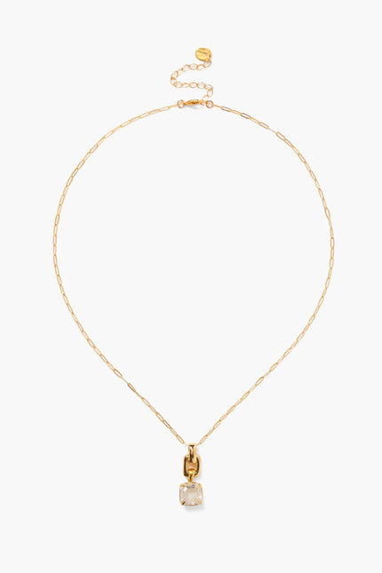 CHAN LUU- Gold Ellis Crystal Necklace - Edit by Elaine Turner