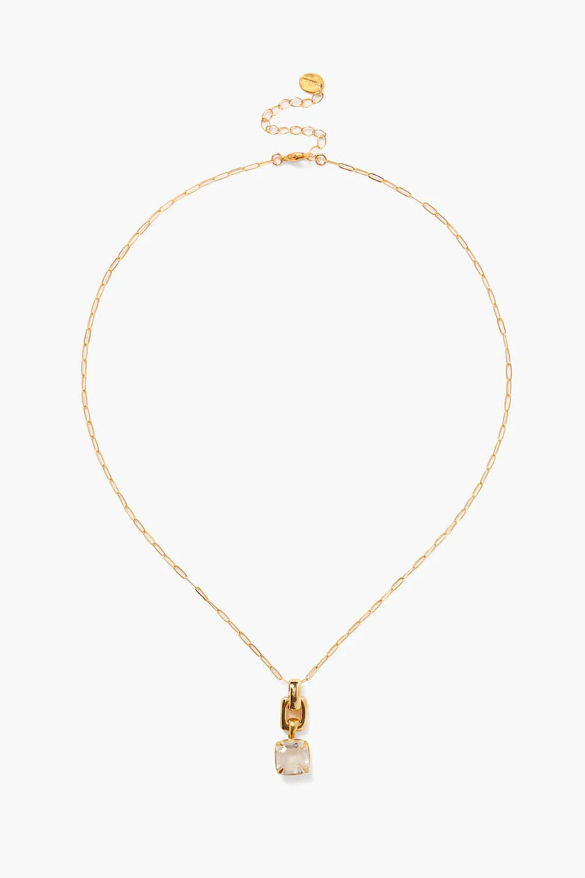 CHAN LUU- Gold Ellis Crystal Necklace - Edit by Elaine Turner