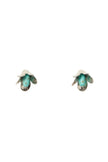 CHAN LUU- Silver Turquoise Flower Studs - Edit by Elaine Turner