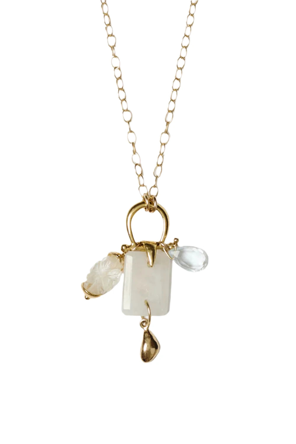 Alessia Necklace Moonstone Mix