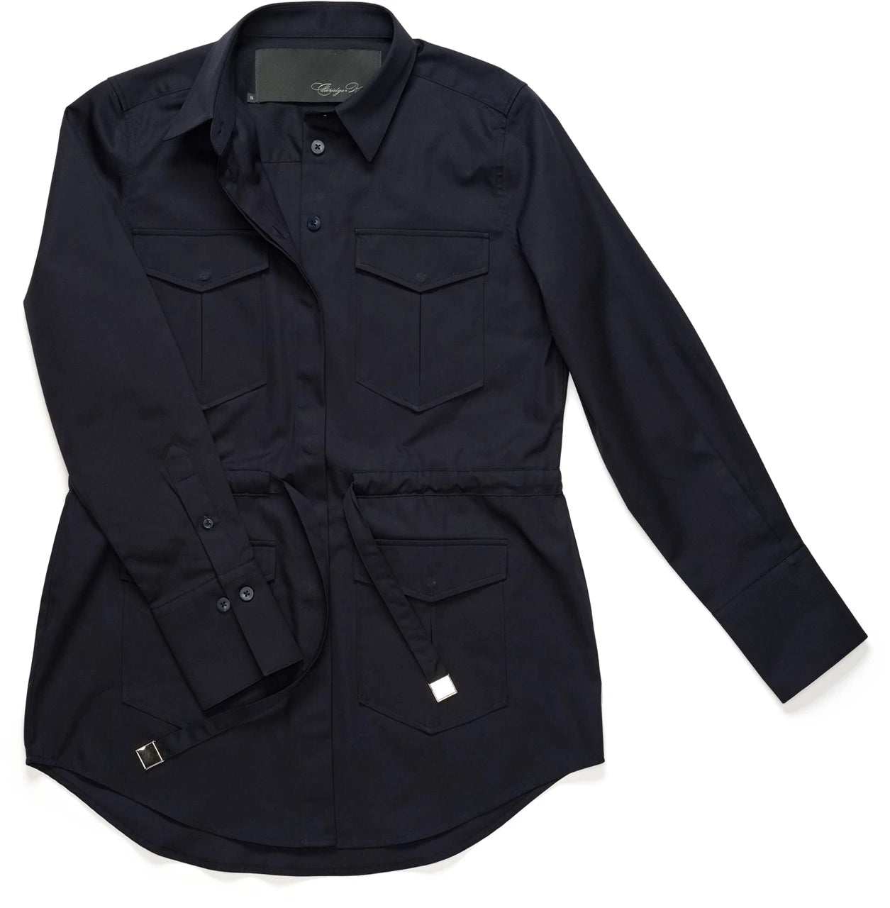 Claridge & King- The Four Pocket Shacket - Midnight Twill - Edit by Elaine Turner