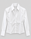 Claridge & King- The League Crop Shirt in Crisp White - Edit by Elaine Turner