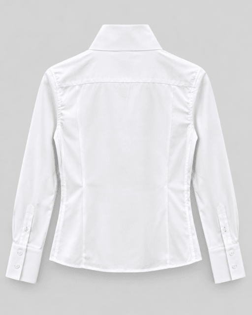 Claridge & King- The League Crop Shirt in Crisp White - Edit by Elaine Turner