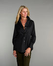 Claridge & King- The Mod- Pitch Black Poplin - Edit by Elaine Turner