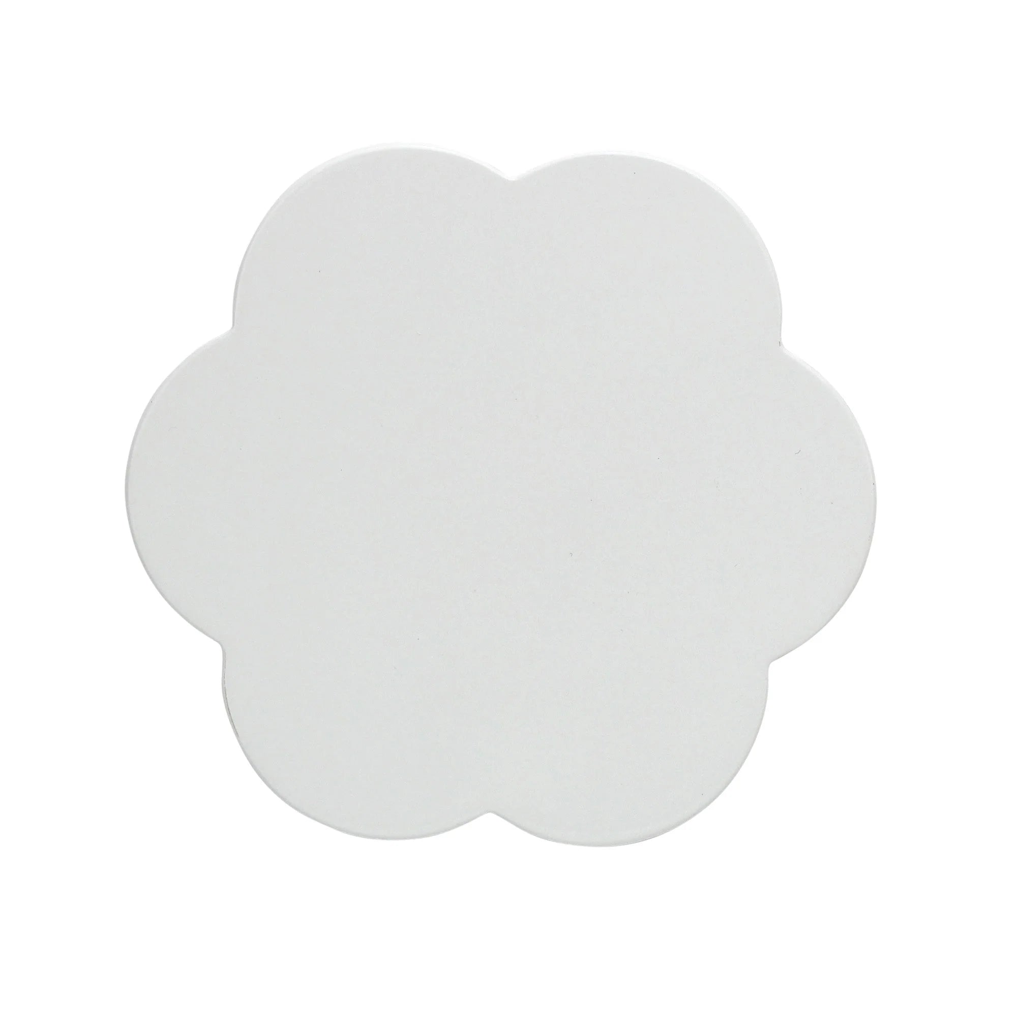 White Scallop Coasters- Set of 4