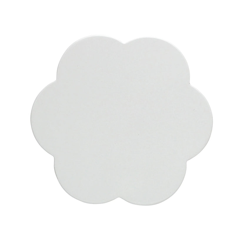 White Scallop Coasters- Set of 4