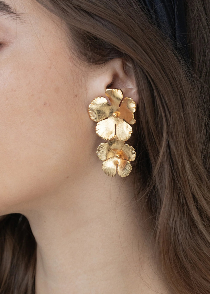 Collette Earrings- Gold - Edit by Elaine Turner