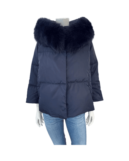 Cortland Park- Hallstatt Jacket with Fox Collar - Black - Edit by Elaine Turner