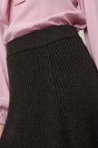 Dea Kudibal- AlesandraDEA Knit Skirt - Dusty Chocolate - Edit by Elaine Turner