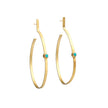 Dia Hoop Earrings- Gold - Edit by Elaine Turner