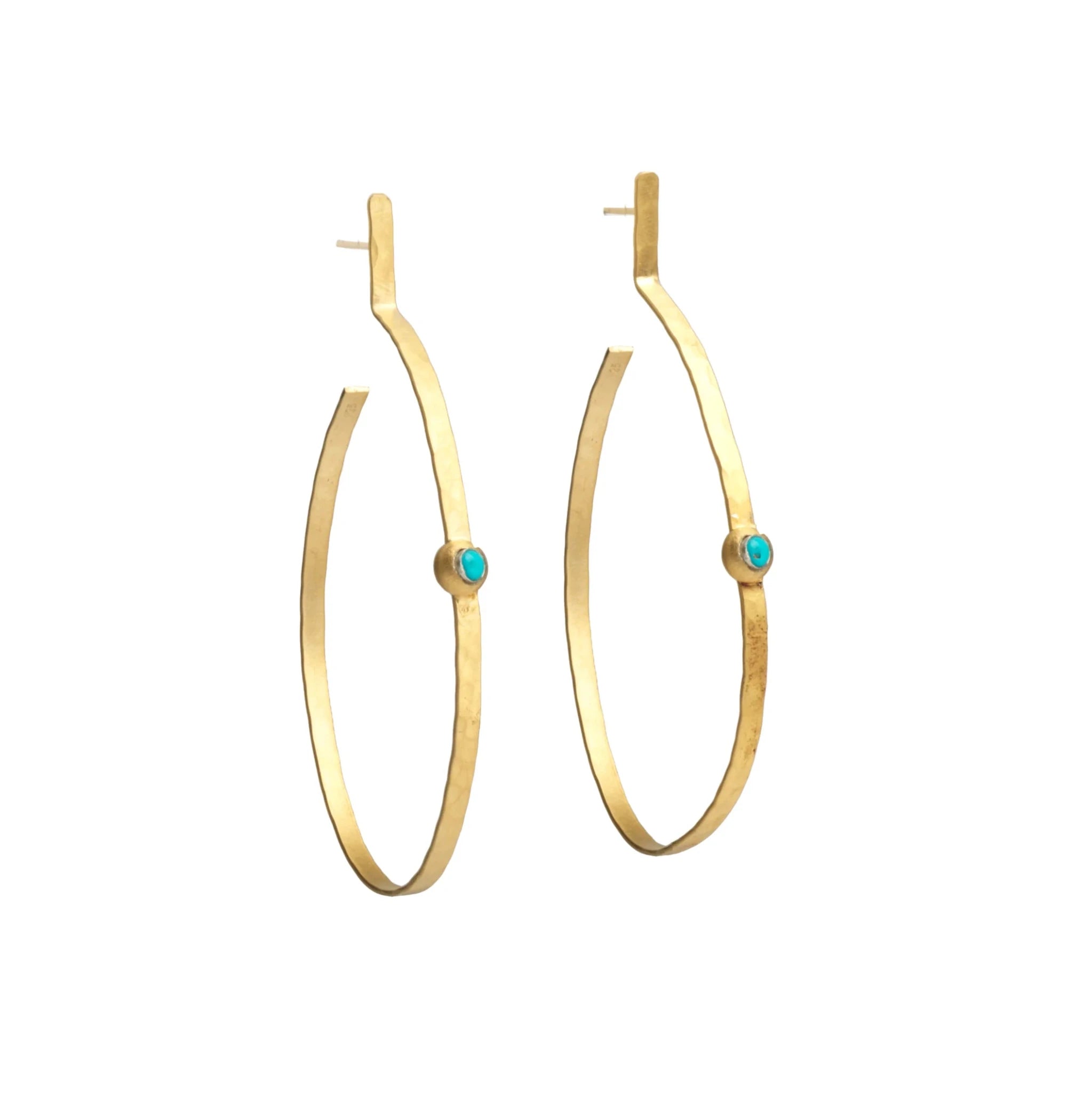 Dia Hoop Earrings- Gold - Edit by Elaine Turner