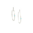 Dia Hoop Earrings- Sterling Silver - Edit by Elaine Turner