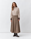 Diega- Jonico Skirt - Taupe - Edit by Elaine Turner