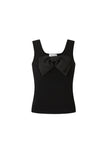 Edward Achour- Knit Tank Top w/ Detachable Bow - Edit by Elaine Turner
