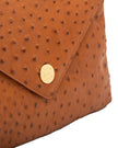 Elaine Turner - Bella Clutch - Camel Ostrich Leather - Edit by Elaine Turner