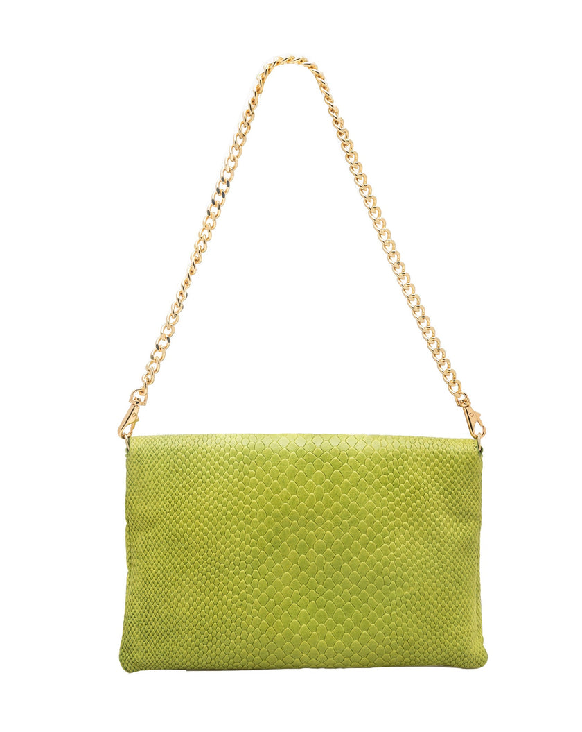 Elaine Turner- Bella Clutch- Chartreuse Lizard - Edit by Elaine Turner