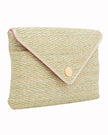 Elaine Turner- Bella Clutch- Citrine Grasscloth - Edit by Elaine Turner