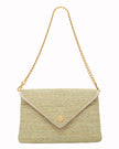 Elaine Turner- Bella Clutch- Citrine Grasscloth - Edit by Elaine Turner