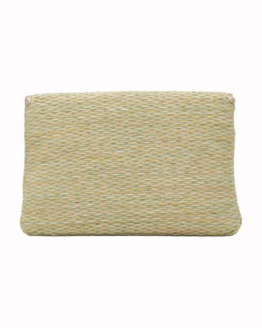 Elaine Turner- Bella Clutch- Citrine Grasscloth - Edit by Elaine Turner