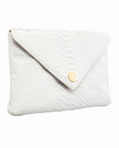 Elaine Turner- Bella Clutch- Cloud White Snake - Edit by Elaine Turner