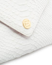 Elaine Turner- Bella Clutch- Cloud White Snake - Edit by Elaine Turner