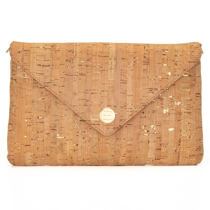 Elaine Turner- Bella Clutch- Cork with Gold Flecks - Edit by Elaine Turner