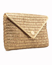 Elaine Turner- Bella Clutch- Gold Raffia - Edit by Elaine Turner