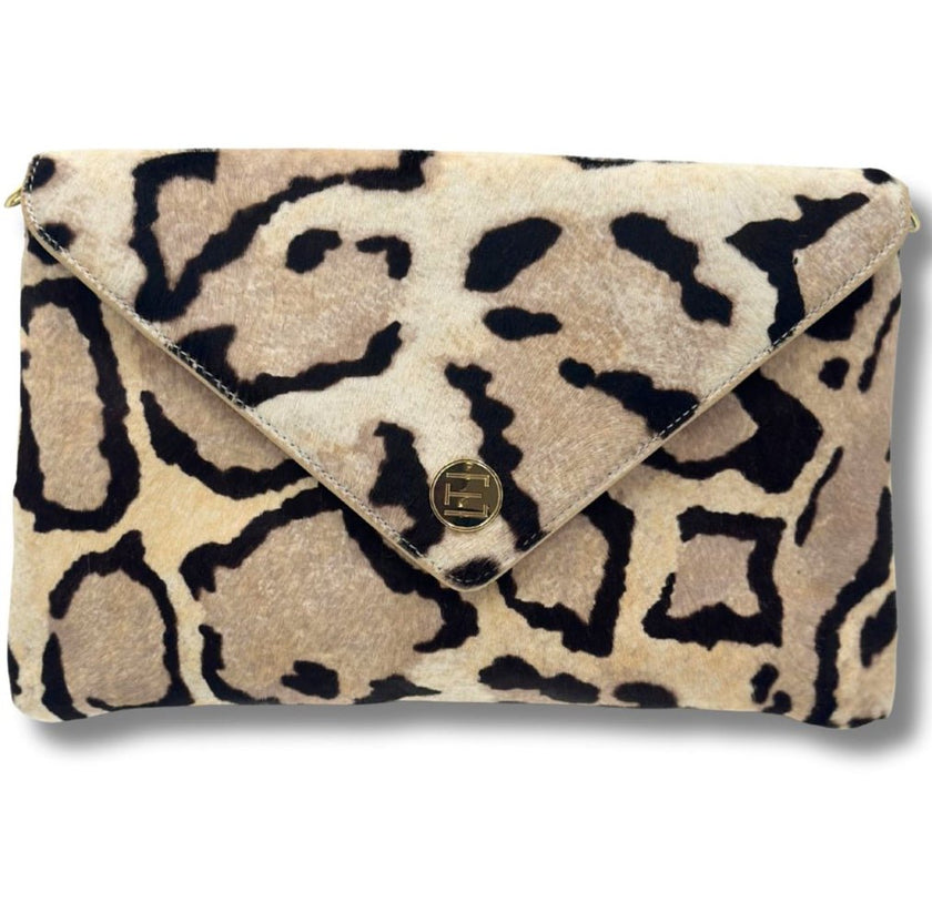 Elaine Turner- Bella Clutch- Ocelot Snow Leopard Haircalf - Edit by Elaine Turner