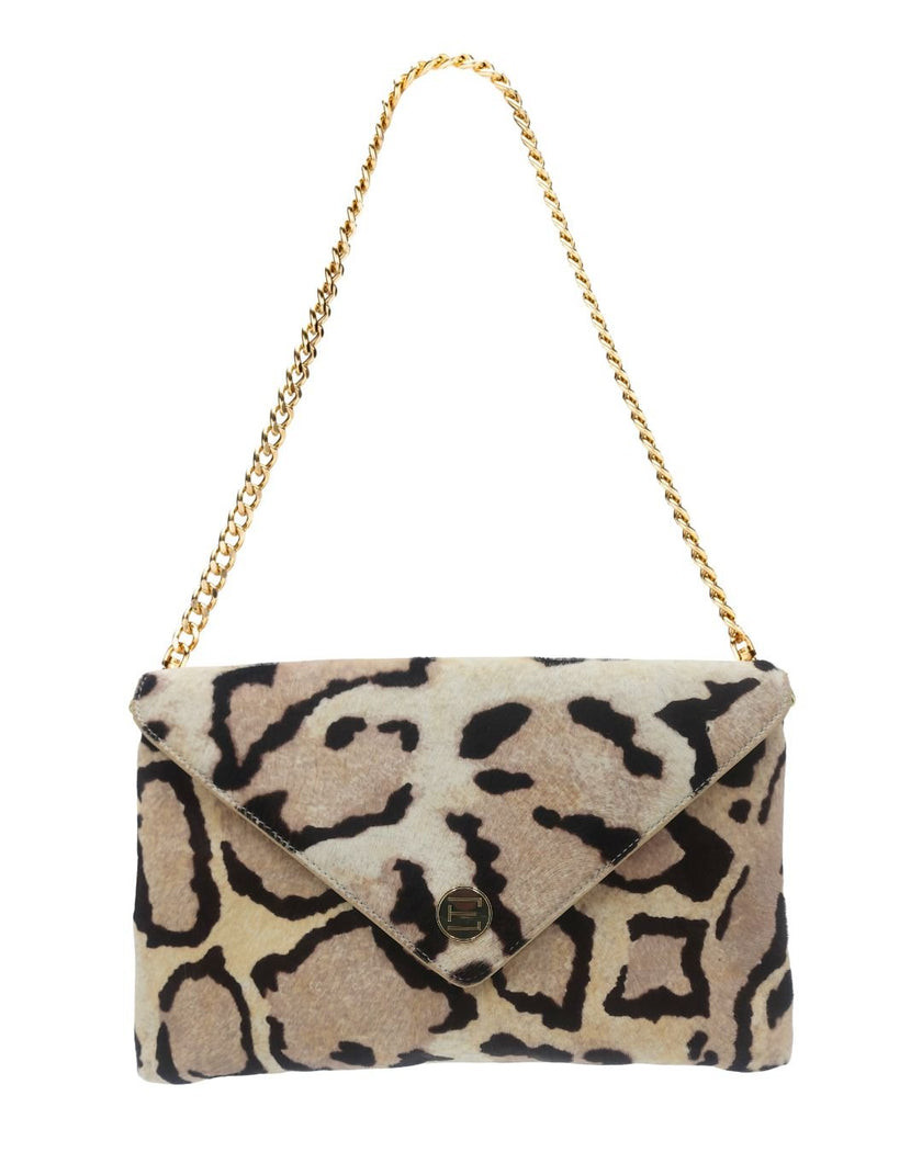 Elaine Turner- Bella Clutch- Ocelot Snow Leopard Haircalf - Edit by Elaine Turner