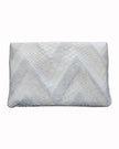 Elaine Turner- Bella Clutch- Opalescent Grey & Chevron Snake - Edit by Elaine Turner