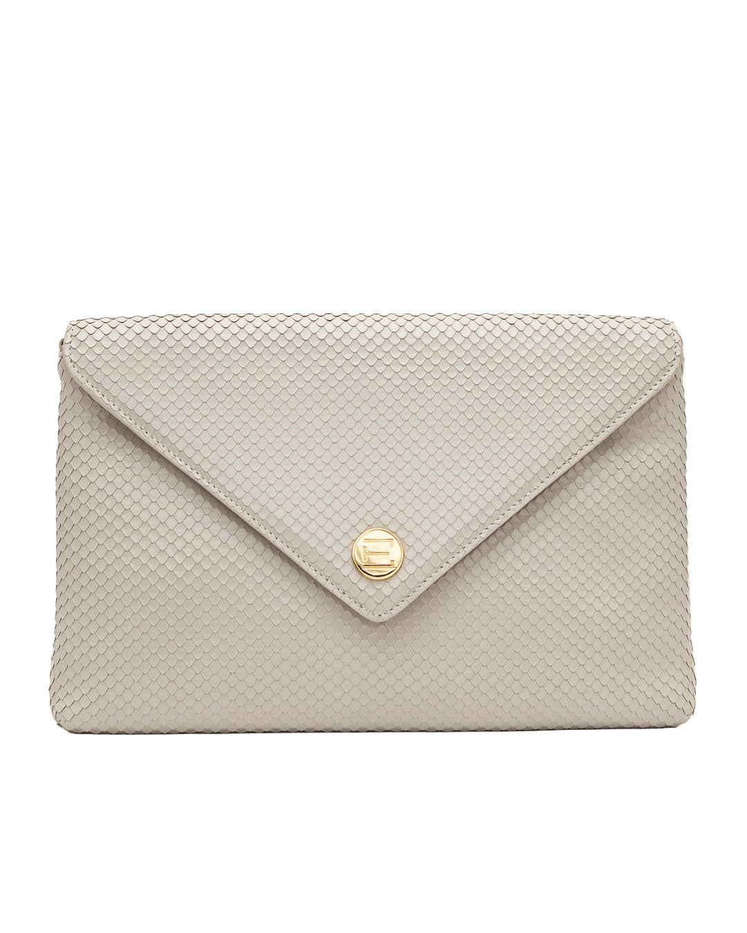Elaine Turner- Bella Clutch - Oyster Snake Leather - Edit by Elaine Turner