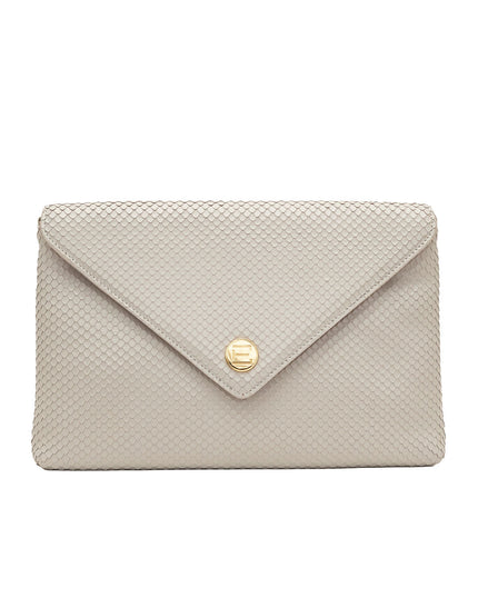 Elaine Turner- Bella Clutch - Oyster Snake Leather - Edit by Elaine Turner