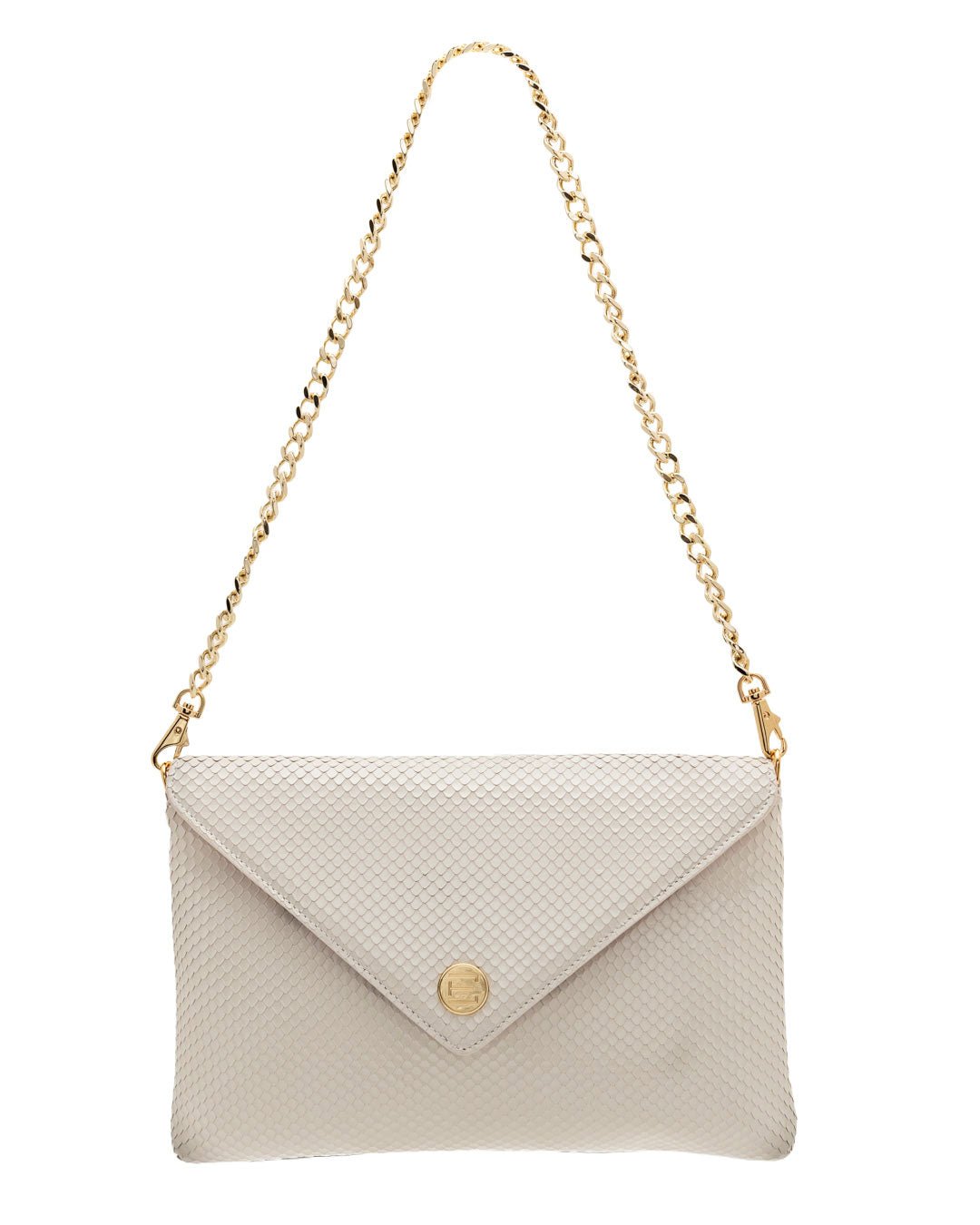 Elaine Turner- Bella Clutch - Oyster Snake Leather - Edit by Elaine Turner