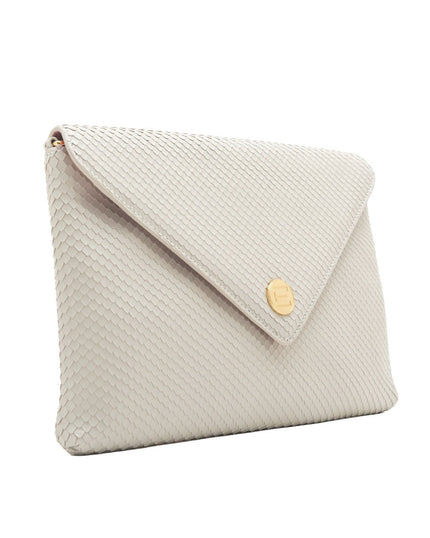 Elaine Turner- Bella Clutch - Oyster Snake Leather - Edit by Elaine Turner