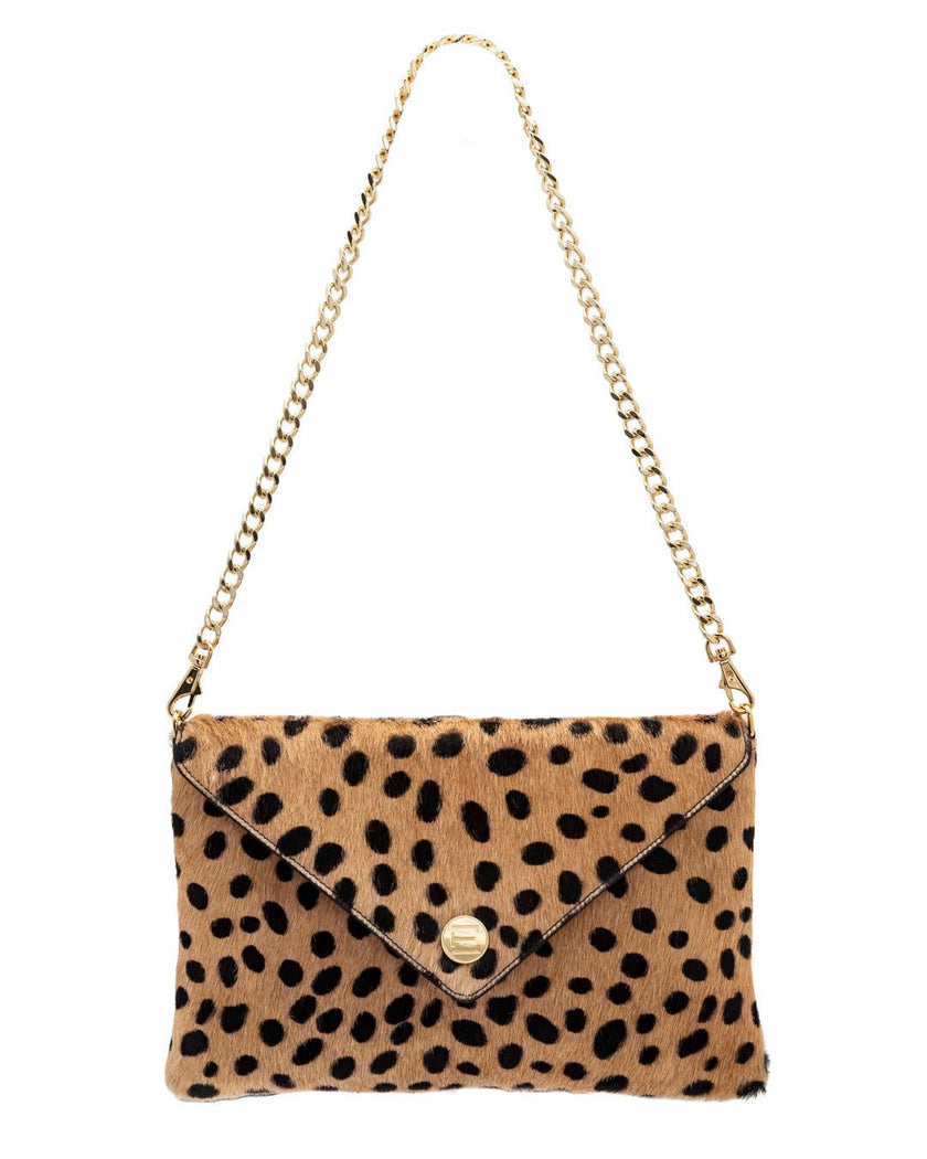 Elaine Turner- Bella Clutch - Spotted Cheetah Haircalf - Edit by Elaine Turner