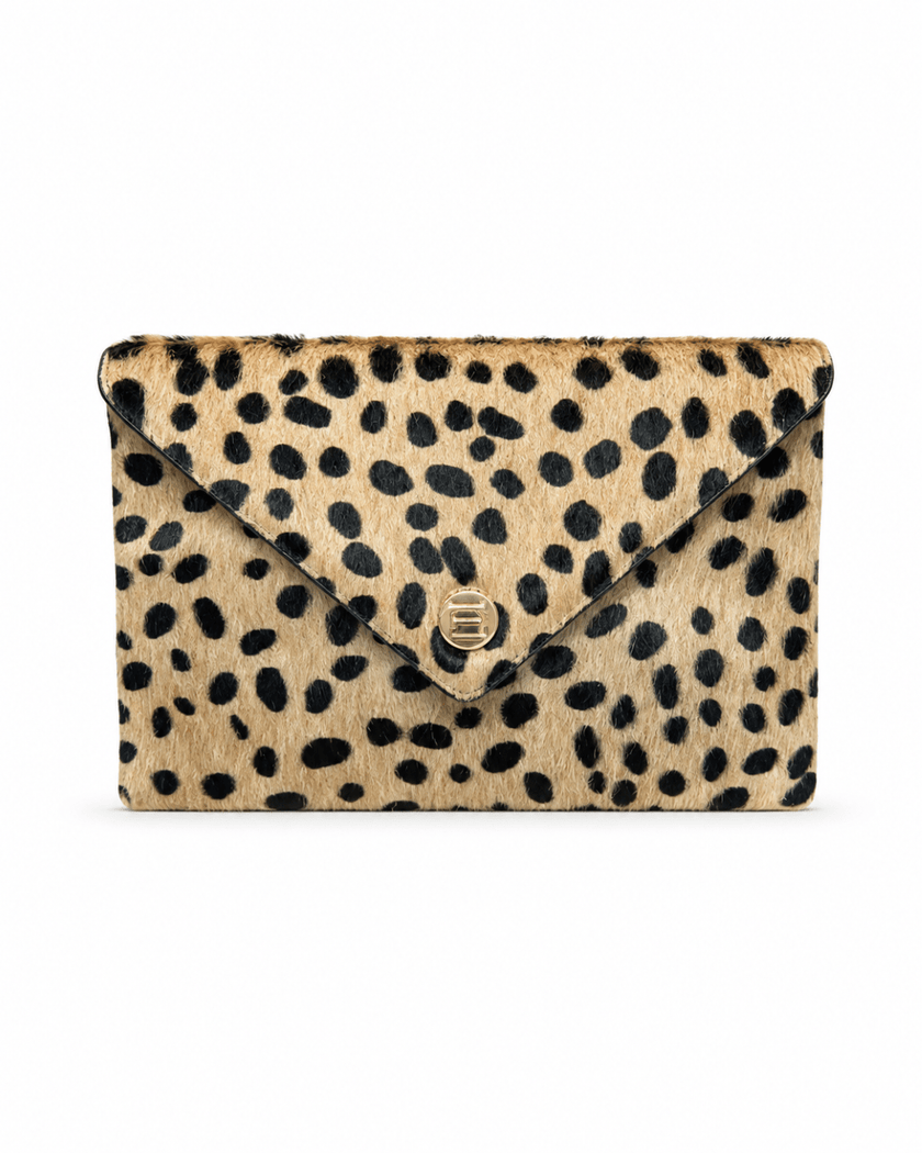 Elaine Turner- Bella Clutch - Spotted Cheetah Haircalf - Edit by Elaine Turner