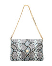 Elaine Turner- Bella Clutch- Turquoise Multi Python - Edit by Elaine Turner