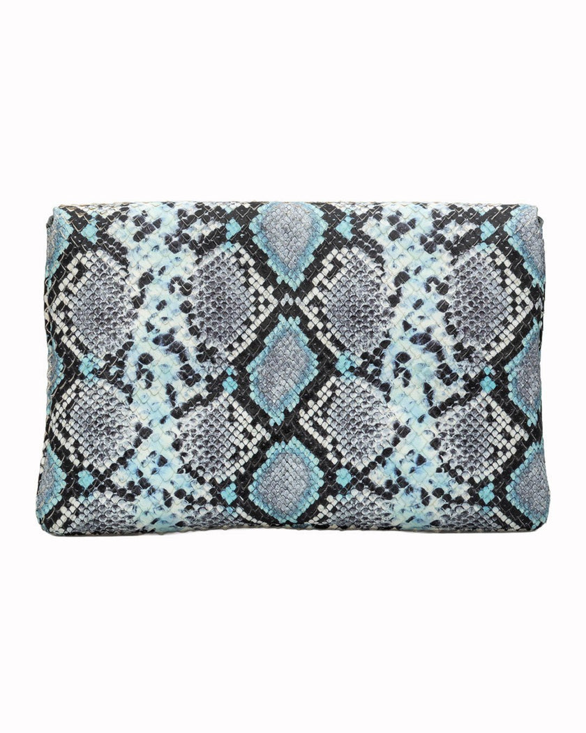 Elaine Turner- Bella Clutch- Turquoise Multi Python - Edit by Elaine Turner
