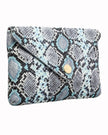 Elaine Turner- Bella Clutch- Turquoise Multi Python - Edit by Elaine Turner
