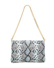 Elaine Turner- Bella Clutch- Turquoise Multi Python - Edit by Elaine Turner