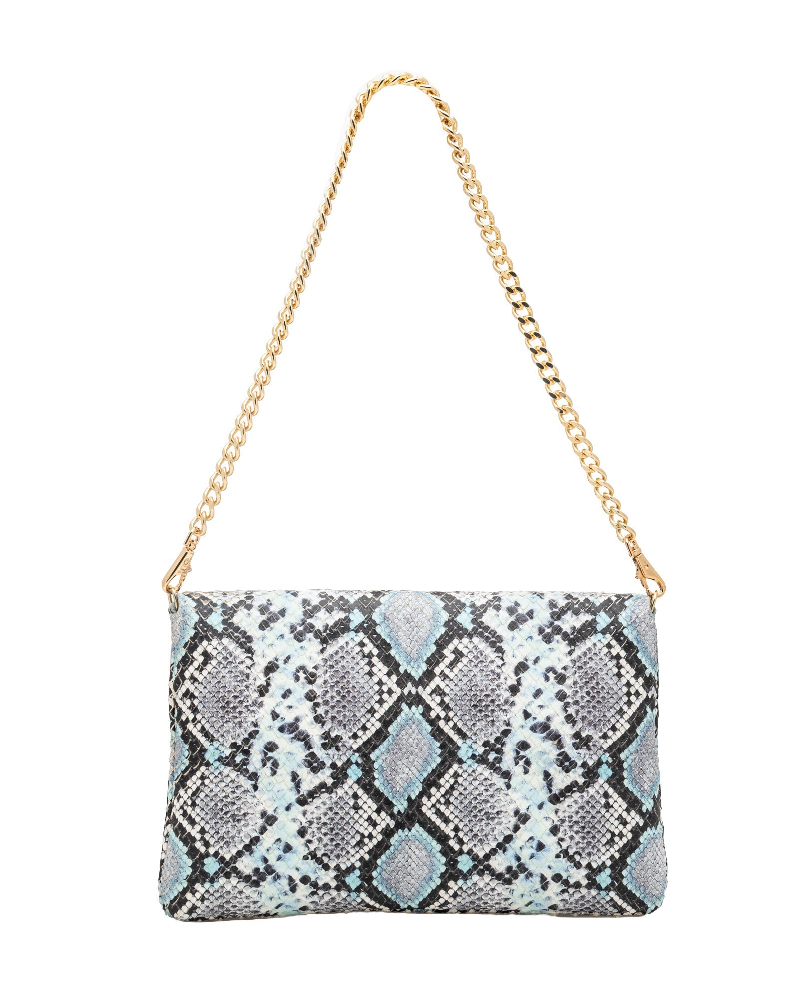 Elaine Turner- Bella Clutch- Turquoise Multi Python - Edit by Elaine Turner