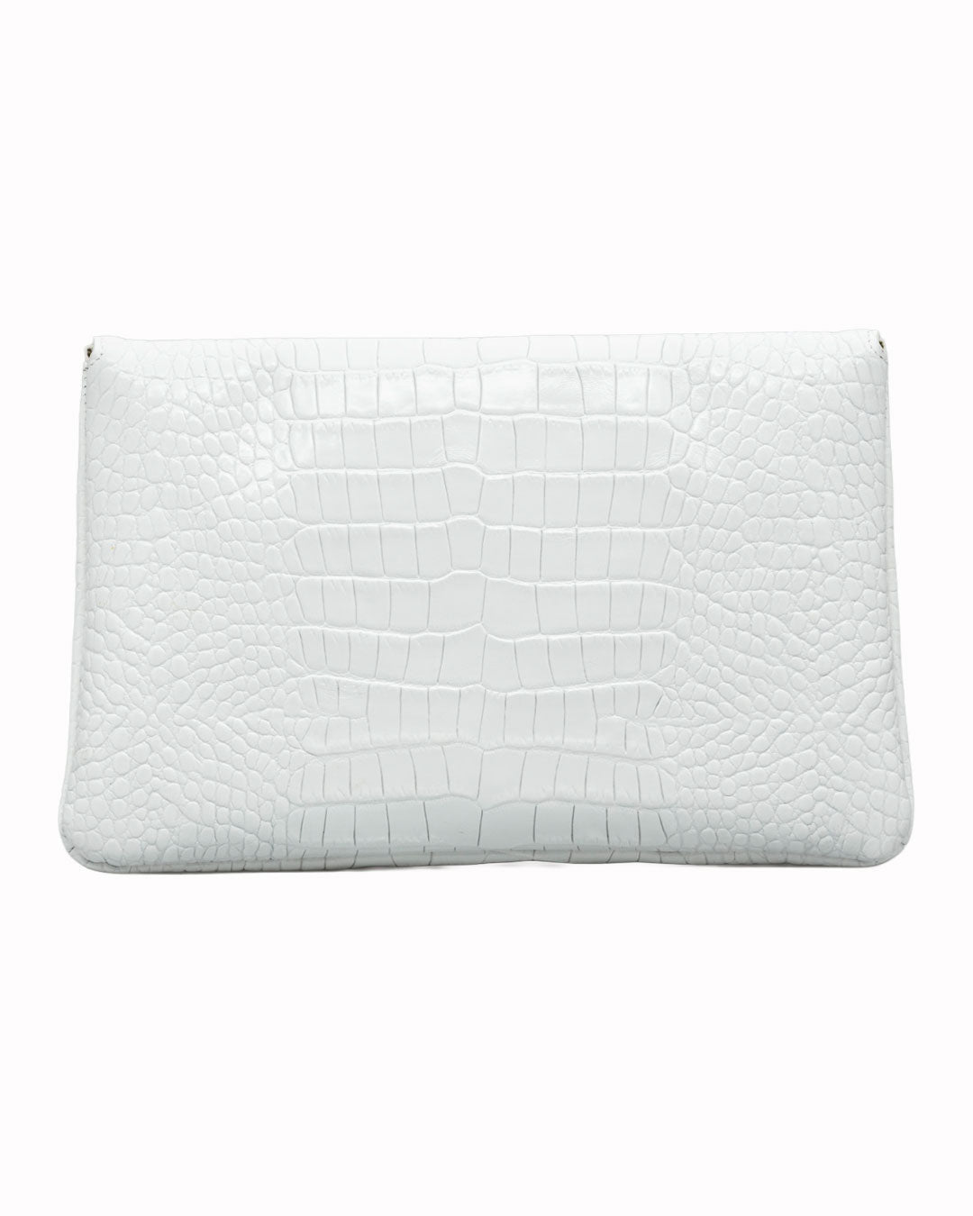 Elaine Turner- Bella Clutch- White Croc - Edit by Elaine Turner