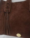 Elaine Turner- Mauney Satchel Bag- Brown Suede Fringe - Edit by Elaine Turner