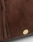 Elaine Turner- Mauney Satchel Bag- Brown Suede Fringe - Edit by Elaine Turner