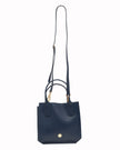 Elaine Turner- Mauney Satchel Bag- Navy Pebble - Edit by Elaine Turner