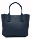 Elaine Turner- Mauney Satchel Bag- Navy Pebble - Edit by Elaine Turner